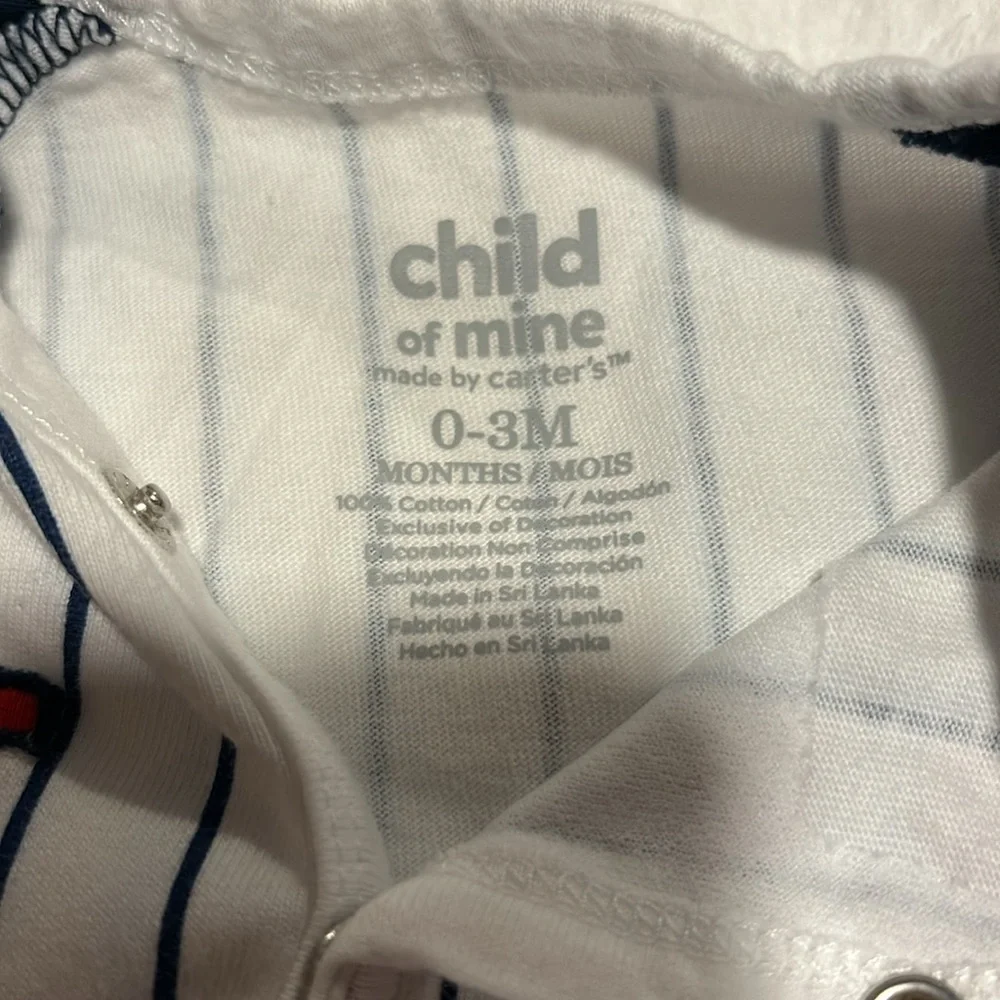 0-3 months shorts outfit one piece. Play everyday little baseball outfit Carters